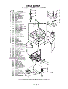 03 - Drive parts for Whirlpool Washer LAA5500W1 / from AppliancePartsPros.com