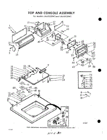 04 - Top And Console parts for Whirlpool Washer LAA5520W2 / from AppliancePartsPros.com