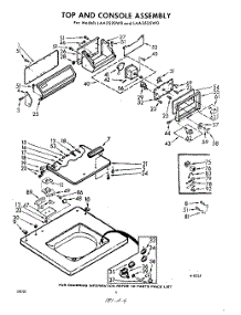 04 - Top And Console parts for Whirlpool Washer LAA5525W0 / from AppliancePartsPros.com