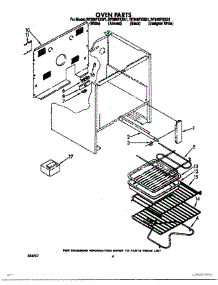 03 - Oven parts for Whirlpool Range RF366PXXN1 / from AppliancePartsPros.com