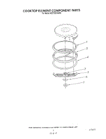 03 - Section parts for Kitchenaid Cooktop KECT365VAL0 / from AppliancePartsPros.com