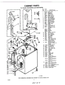 02 - Cabinet parts for Whirlpool Washer LAA5545W6 / from AppliancePartsPros.com