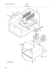 03 - Pedestal parts for Frigidaire Pedestal APWD15N2 / from AppliancePartsPros.com