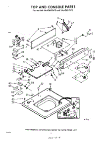 04 - Top And Console parts for Whirlpool Washer LAA5600W3 / from AppliancePartsPros.com