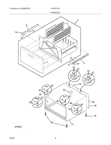 03 - Pedestal parts for Frigidaire Pedestal APWD15R1 from AppliancePartsPros.com
