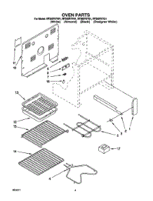 02 - Oven, Optional parts for Whirlpool Range RF366PXYB1 / from AppliancePartsPros.com