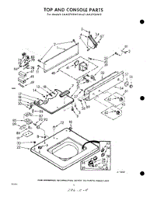04 - Top And Console parts for Whirlpool Washer LAA5700W2 / from AppliancePartsPros.com