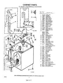 02 - Cabinet parts for Whirlpool Washer LAA5700W3 / from AppliancePartsPros.com