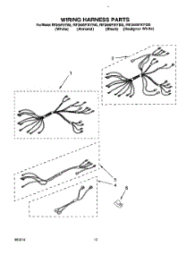 06 - Wiring Harness parts for Whirlpool Range RF366PXYN0 / from AppliancePartsPros.com