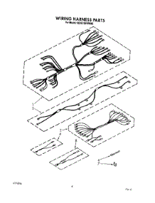 05 - Wiring Harness, Lit / Optional parts for Kitchenaid Range KEDC105WBL0 / from AppliancePartsPros.com