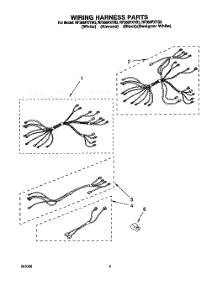 05 - Wiring Harness, Lit / Optional parts for Whirlpool Range RF366PXYQ3 / from AppliancePartsPros.com