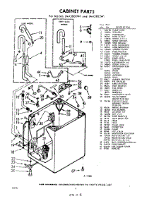 02 - Cabinet parts for Whirlpool Washer LAA5800W1 / from AppliancePartsPros.com