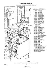 02 - Cabinet parts for Whirlpool Washer LAA5800W6 / from AppliancePartsPros.com