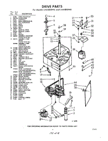 03 - Drive parts for Whirlpool Washer LAA5800W6 / from AppliancePartsPros.com