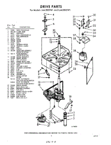 03 - Drive parts for Whirlpool Washer LAA5805W1 / from AppliancePartsPros.com
