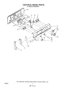03 - Control Panel parts for Whirlpool Range RF367BXWN1 / from AppliancePartsPros.com