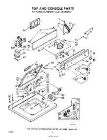 04 - Top And Console parts for Whirlpool Washer LAA5805W7 / from AppliancePartsPros.com