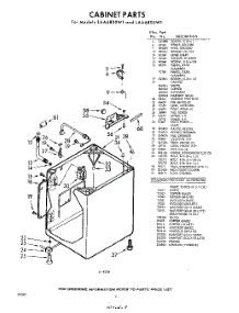 02 - Cabinet parts for Whirlpool Washer LAA6800W1 / from AppliancePartsPros.com