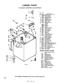 02 - Cabinet parts for Whirlpool Washer LAA7000W0 / from AppliancePartsPros.com
