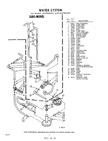 06 - Water System parts for Whirlpool Washer LAA7000W0 / from AppliancePartsPros.com