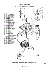 03 - Drive parts for Whirlpool Washer LAA7005W0 / from AppliancePartsPros.com