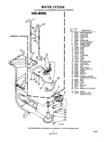06 - Water System parts for Whirlpool Washer LAA7505W0 / from AppliancePartsPros.com