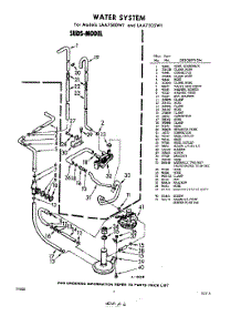 06 - Water System parts for Whirlpool Washer LAA7505W1 / from AppliancePartsPros.com