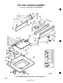 04 - Top And Console parts for Whirlpool Washer LAA7700W0 / from AppliancePartsPros.com