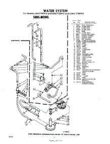 06 - Water System parts for Whirlpool Washer LAA7700W2 / from AppliancePartsPros.com
