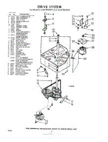 03 - Drive parts for Whirlpool Washer LAA7800W0 / from AppliancePartsPros.com