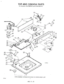 04 - Top And Console parts for Whirlpool Washer LAA7800W2 / from AppliancePartsPros.com