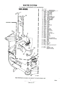 06 - Water System parts for Whirlpool Washer LAA7800W3 / from AppliancePartsPros.com