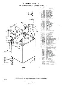 02 - Cabinet parts for Whirlpool Washer LAA7805W2 / from AppliancePartsPros.com