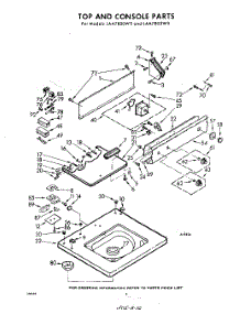 04 - Top And Console parts for Whirlpool Washer LAA7805W3 / from AppliancePartsPros.com