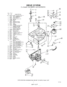 03 - Drive parts for Whirlpool Washer LAA7805W4 / from AppliancePartsPros.com