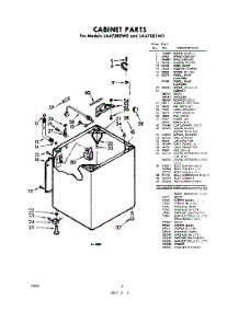 02 - Cabinet parts for Whirlpool Washer LAA7880W0 / from AppliancePartsPros.com