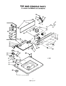 04 - Top And Console Parts parts for Whirlpool Washer LAA7880W0 / from AppliancePartsPros.com
