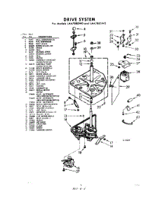 03 - Drive System parts for Whirlpool Washer LAA7885W0 / from AppliancePartsPros.com