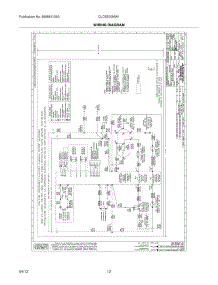 12 - Wiring Diagram parts for Frigidaire Washer Dryer Combo CLCE500MW1 / from AppliancePartsPros.com