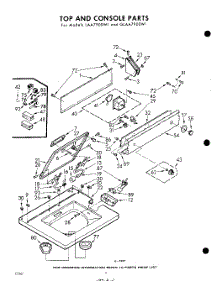 04 - Top And Console parts for Whirlpool Washer LAA7900W1 / from AppliancePartsPros.com