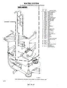 06 - Water System parts for Whirlpool Washer LAA8700W2 / from AppliancePartsPros.com
