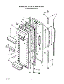 07 - Refrigerator Door parts for Kitchenaid Refrigerator KSRS25QAAL00 / from AppliancePartsPros.com
