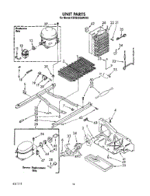 10 - Unit parts for Kitchenaid Refrigerator KSRS25QAAL00 / from AppliancePartsPros.com