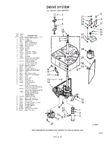 03 - Drive parts for Whirlpool Washer LAA8800W1 / from AppliancePartsPros.com