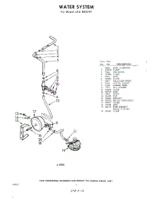 06 - Water System parts for Whirlpool Washer LAA8800W1 / from AppliancePartsPros.com