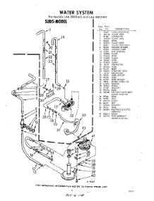 06 - Water System parts for Whirlpool Washer LAA8805W2 / from AppliancePartsPros.com