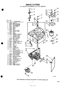 03 - Drive parts for Whirlpool Washer LAA8805W3 / from AppliancePartsPros.com