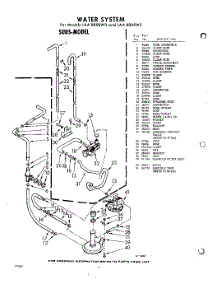 06 - Water System parts for Whirlpool Washer LAA8805W3 / from AppliancePartsPros.com
