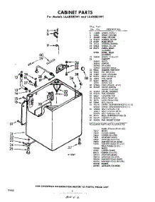 02 - Cabinet parts for Whirlpool Washer LAA8880W1 / from AppliancePartsPros.com