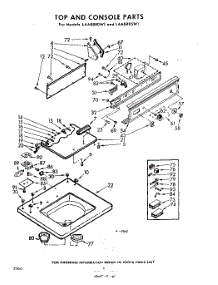 04 - Top And Console parts for Whirlpool Washer LAA8880W1 / from AppliancePartsPros.com
